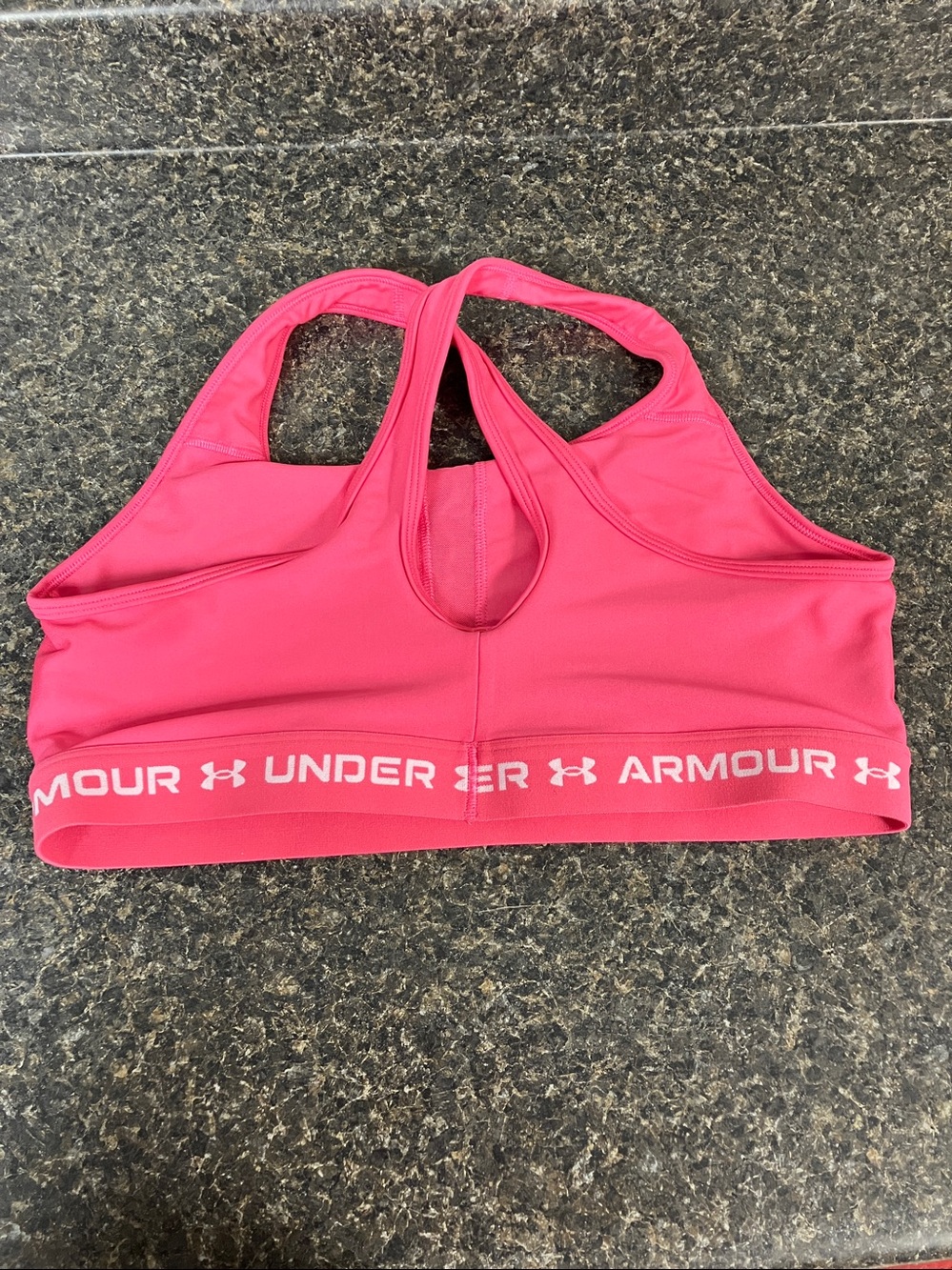 Under armour crossback mid impact  pink sports bra 2X - Picture 3 of 5